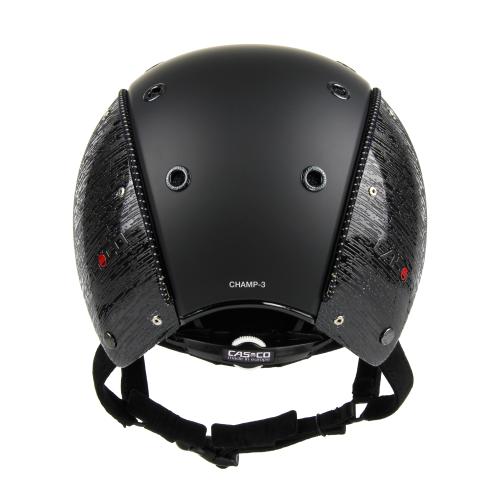 Preview: Casco Champ 3 Brush Reithelm - Schwarz Glanz