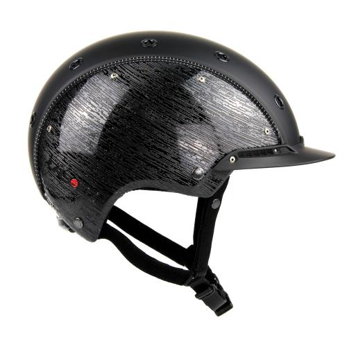 Preview: Casco Champ 3 Brush Reithelm - Schwarz Glanz