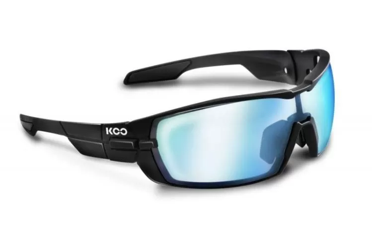 Koo Sportbrille Open - Black Matt, Super Blue