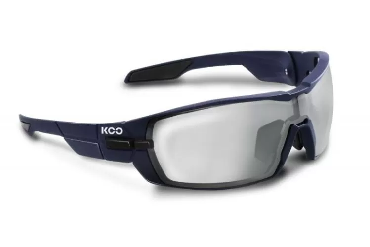 Koo Sportbrille Open - Blue Mat, Smoke Mirror