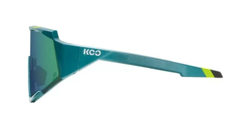 KOO Spectro BORA Sports Glasses - metallic green/green mirror lenses