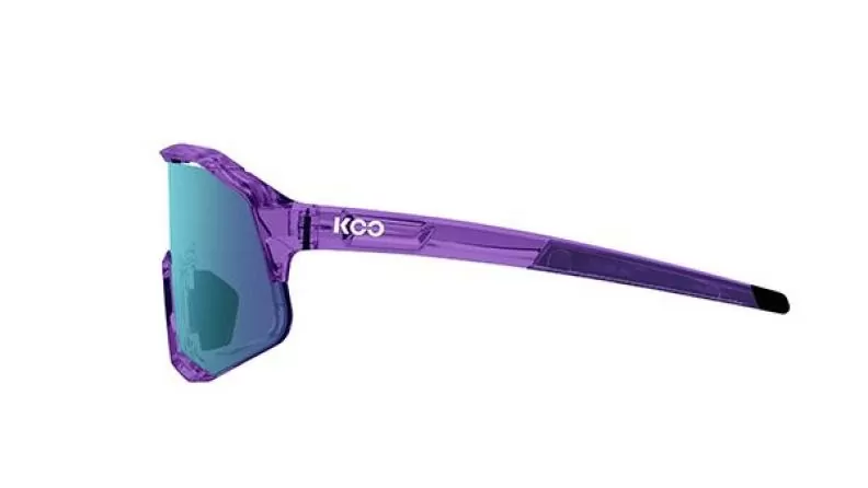 KOO Demos Sports Glasses Cycling - violet glass/green mirror lenses