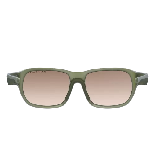 POC Define Sportbrille - Epidote Green Translucent, Brown/Silver Mirror