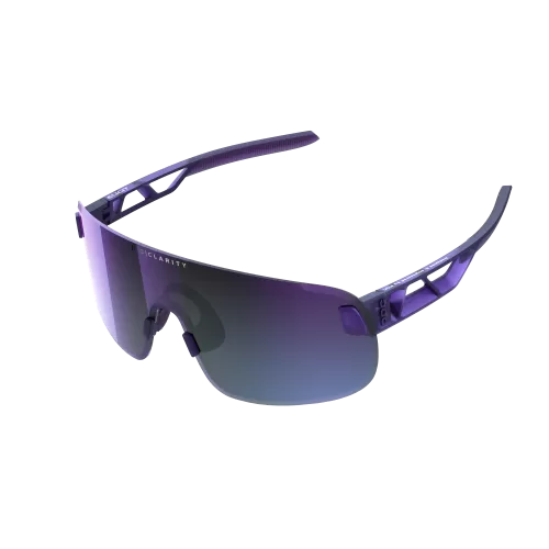 POC Aim Sonnenbrillen - Sapphire Purple Translucent, Clarity Define/Violet Mirror