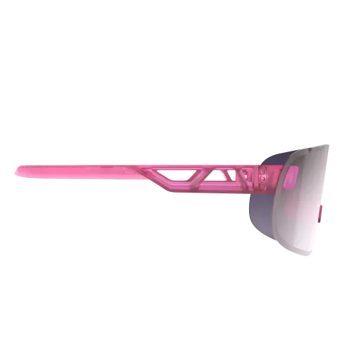 Poc Elicit Eyewear - Actinium Pink Translucent, Violet/Silver Mirror