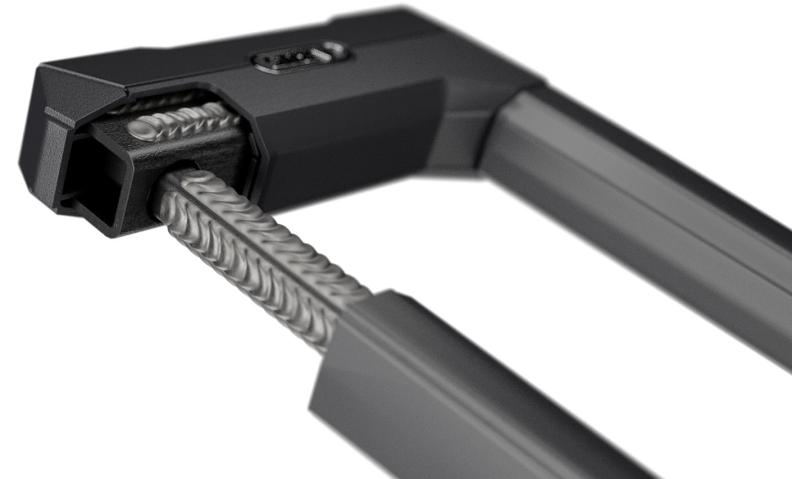 Preview: Abus U-lock Granit Super Extreme 2500 165x230 with holder USH2500 - black