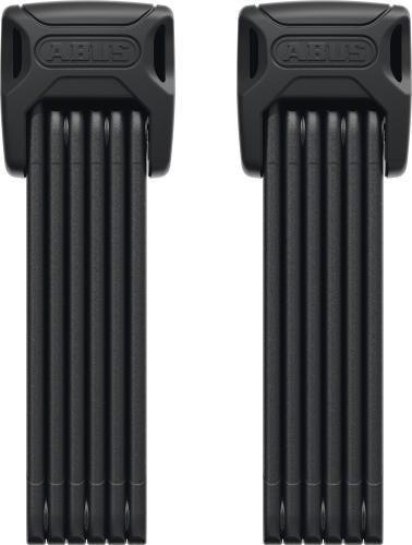 Preview: Abus Faltschloss Bordo 6000K/90 TwinSet mit 2 Halter SH 6000/90 - schwarz