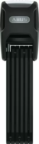 Abus Faltschloss Bordo Alarm 6000KA/90 mit Halter SH 6000/90 - schwarz