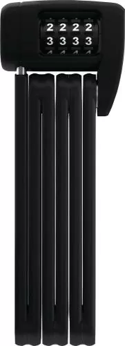Abus Faltschloss Bordo Lite 6055C/85 Code mit Halter SH 6055 - schwarz