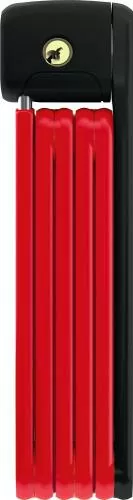 Abus Faltschloss Bordo Lite 6055K/85 mit Halter SH 6055 - rot