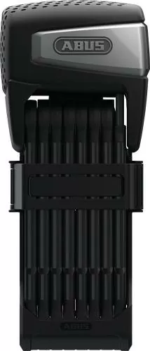Abus Faltschloss Bordo SmartX 6500A/110 mit Halter SH 6500/110 - schwarz