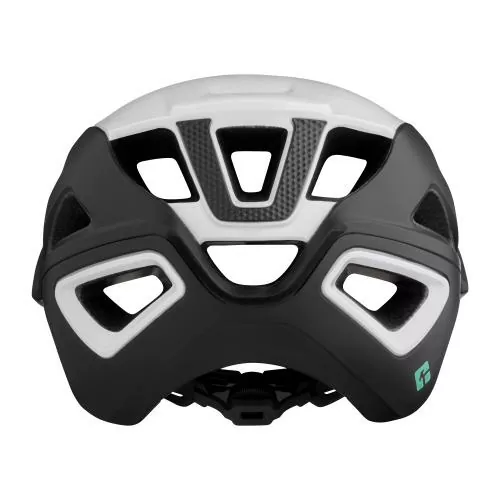 LAZER Unisex MTB Jackal KinetiCore Helm - matte white black