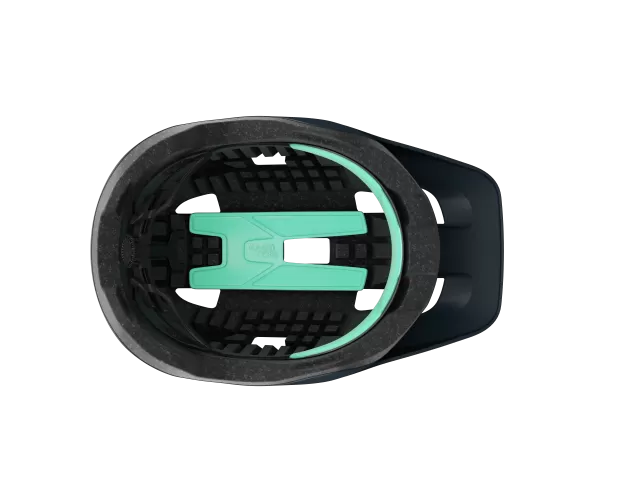 LAZER Unisex MTB Lupo KinetiCore Helmet - mat navy blue