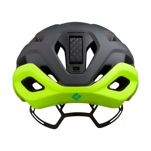 LAZER Unisex Road Strada KinetiCore Helmet - mat dark grey flash yellow