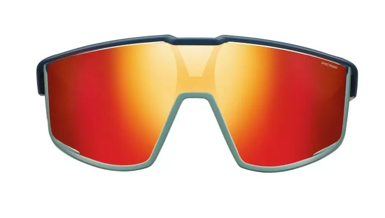 Julbo Sportbrille Fury - Dunkelblau-Grün, Multilayer Rot