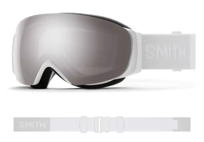 SMITH Skibrille I/O Mag S -White, Sun Platinum Mirror