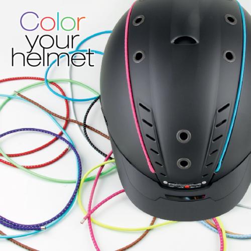 Casco Mistrall 2 Reithelm - Schwarz Floral