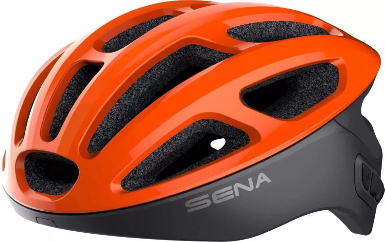 Sena Velo Helmet With Bluetooth R1 - Electric Tangarine