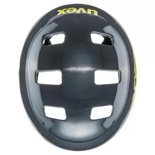 Uvex Kid 3 Helmet - dirtbike grey-lime