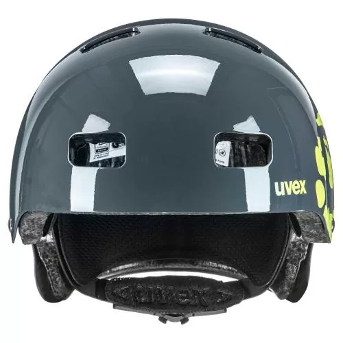 Uvex Kid 3 Helmet - dirtbike grey-lime