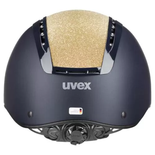 Uvex Suxxeed Starshine Reithelm - navy-champagner