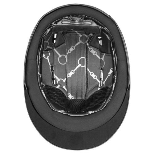 Preview: Uvex Reithelm Suxxeed Chrome - Black Mat, Silver