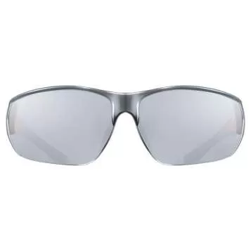 Uvex Eyewear Sportstyle 204 - Black Orange, Mirror Silver