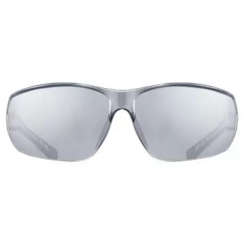 Uvex Eyewear Sportstyle 204 - Black White, Mirror Silver