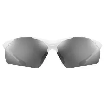 Uvex Sportstyle 223 Sun Glasses - White Litemirror Silver
