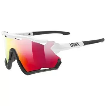 Uvex Sportstyle 228 Eyewear - White Black Mirror Red