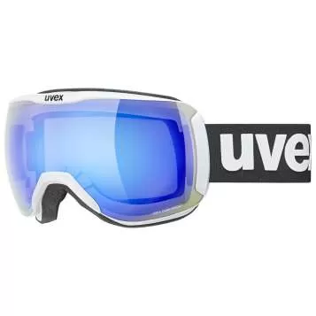 Uvex Skibrille Downhill 2100 CV - White Mat, SL/ Mirror Blue - Colorvision Green