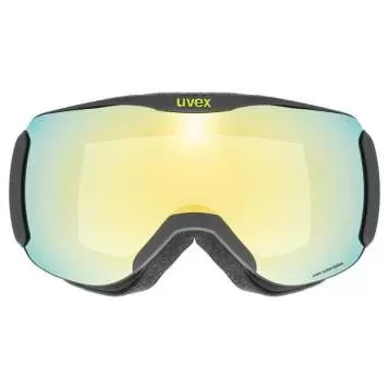 Uvex downhill 2100 CV race Skibrille - black mat mirror gold