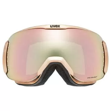 Uvex Skibrille Downhill 2100 WE Glamour - Rose Chrom, SL/ Mirror Rose - Colorvision Green