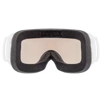 Uvex downhill 2000 Small V Ski Goggles - white mirror silver variomatic clear