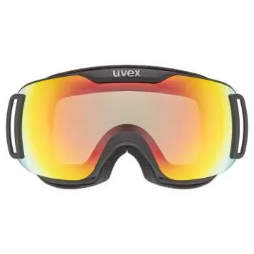 Uvex downhill 2000 Small V Ski Goggles - black mat mirror rainbow variomatic clear