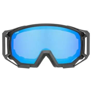 Uvex Goggles Athletic CV - Black Matt, Mirror Blue
