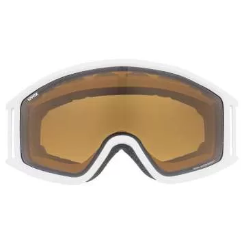 Uvex g.gl 3000 P Ski Goggles - white mat polavision brown clear