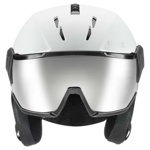 Uvex Skihelm Instinct Visor - White-Black Mat