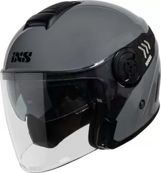 iXS 100 1.0 Open Face Helmet - grey shiny