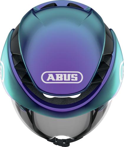 Preview: ABUS Velo Helmet GameChanger TRI - Flip Flop Purple Shiny