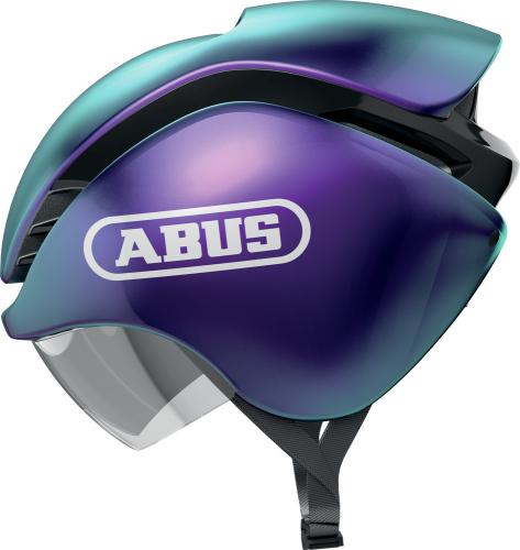 Preview: Einzelstück ABUS Velo Helmet GameChanger TRI - Flip Flop Purple Shiny