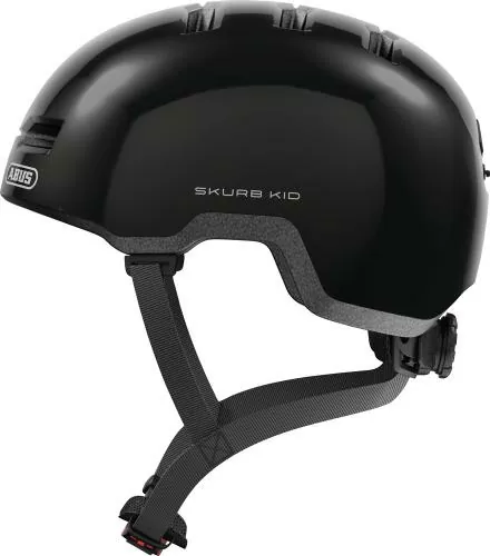 Abus Velo Helmet Skurb Kid - Shiny Black