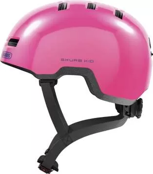 Abus Velo Helmet Skurb Kid - Shiny Pink