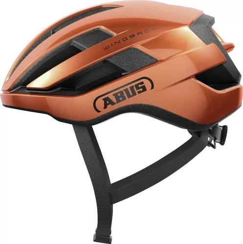Abus Velohelm WingBack - goldfish orange