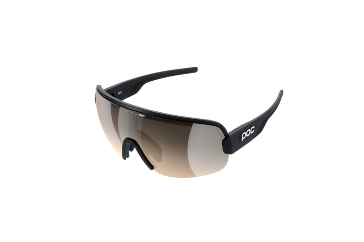 Preview: Einzelstück POC Aim Sonnenbrille - uranium black/clarity trail/partly sunny silver