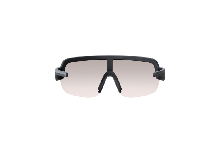 Preview: Einzelstück POC Aim Sonnenbrille - uranium black/clarity trail/partly sunny silver