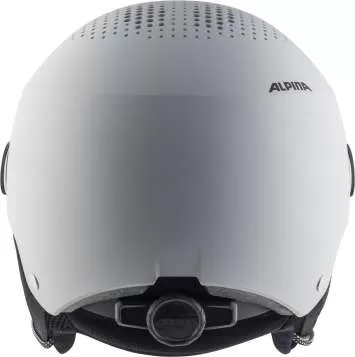 Alpina Arber Visor Ski Helmet - Grey Matt