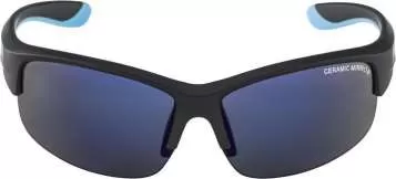 Alpina FLEXXY YOUTH HR Eyewear - black matt blue blue mirror