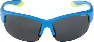 Alpina FLEXXY YOUTH HR Eyewear - blue matt-lime black