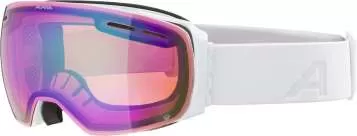 Alpina GRANBY Q Ski Goggles - White Gloss Green